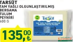 TARIM KREDİ TARSÜT TAM YAĞLI OLGUNLAŞTIRILMIŞ BERGAMA TULUM PEYNİRİ 400 G TARIM KREDİ TARSÜT TAM YAĞLI OLGUNLAŞTIRILMIŞ BERGAMA TULUM PEYNİRİ 400 G